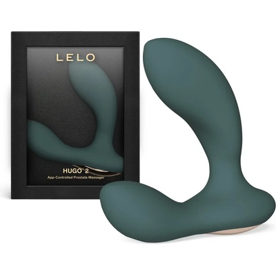 Простатен масажор, контрол с приложение, 10, 7см. - Hugo 2 Green (LELO009448)