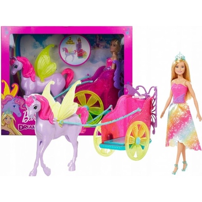 Barbie Dreamtopia Rydwan a pegas princezna