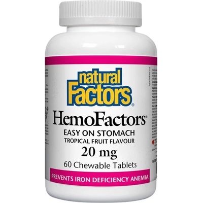 Natural Factors HemoFactors® 20 mg [60 Дъвчащи таблетки]