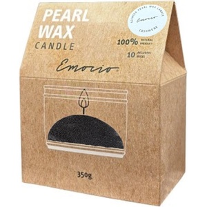 Emocio Pearl wax Cashmere Black ароматна свещ 350 гр