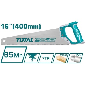 TOTAL Трион ръчен с 2k дръжка total, 7 tpi (total hand saw 7tpi)