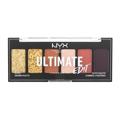 NYX Professional Makeup Ultimate Edit Petite Shadow paletka očných tieňov 06 Utopia 6 x 1,2 g