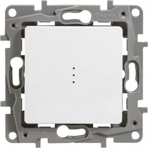 Legrand 664510 Ключ девиаторен 10А с индик. Niloe Бяло - 664510 (664510.)