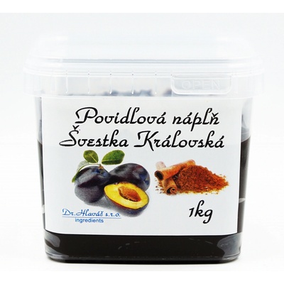 Dr.Hlaváč Povidlová Náplň švestka Královská skořice a rum 1 kg – Zbozi.Blesk.cz