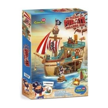 CubicFun Cubicfun Puzzle 3D Pirate Ship With Treasure P832
