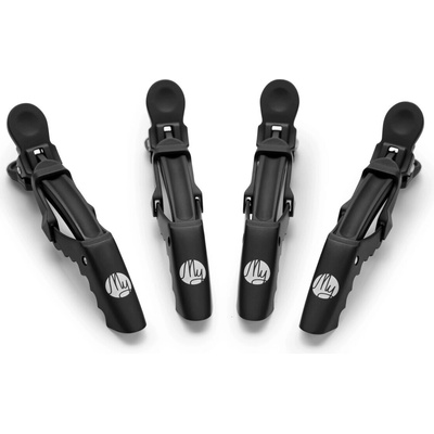 MY štipce Jawclip Raven Black 4 ks - dĺžka 9 / 11,5 cm