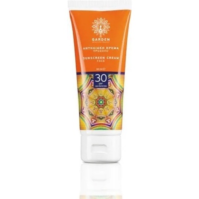 GARDEN Слънцезащитен крем за лице и шия , Garden Sunscreen Face Cream SPF30 50ml