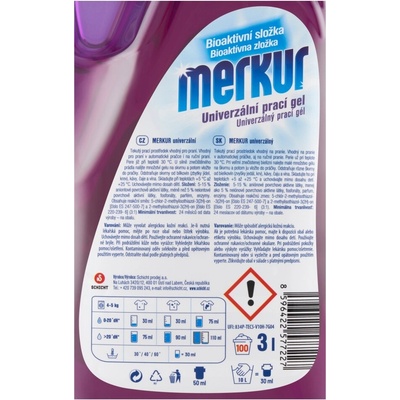 Merkur prací gel Levandule Univerzální 3 l 60 PD
