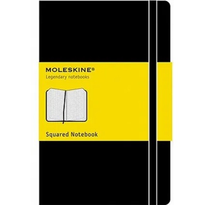 Moleskine Moleskine Pocket Squared Hardcover Notebook Black | Moleskine