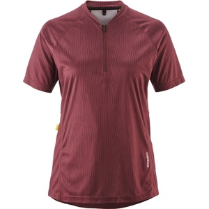 Gonso Дамска фланелка с къс ръкав за колоездене Gonso Women's Adventure Jersey Soft Touch Cycling jersey - Cherokee Brick - размер 40 (EU) (156-2645-0114)