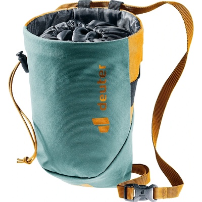 Deuter Торбичка за магнезий Deuter Gravity Chalk Bag II L Chalk bag - Teal / Cinnamon - размер One Size (335-0602-0311)