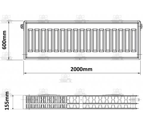 Korado 33K 600 x 2000