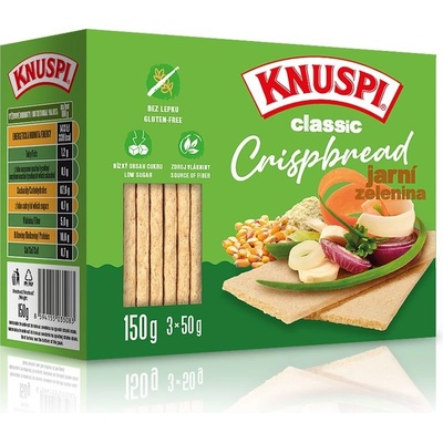 Knuspi Crispbread jarní zelenina 150 g
