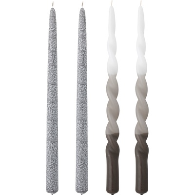 Bloomingville Свещи Frost 4 бр (82058100)