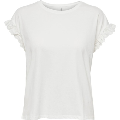 ONLY Тениска 'Iris' бяло, размер M