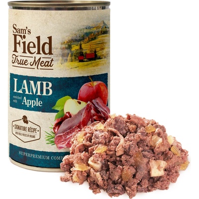 Sam's Field Adult True Meat Lamb & Apple 400 g