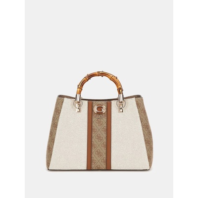 GUESS Кафява бежова дамска чанта Guess Guess | Byal | ЖЕНИ | UNI