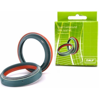 SKF Seals Kit (oil - dust) Dual Compound SKF ZF SACHS DUAL-48Z 48 x 57.9 x 9 / 48 x 58.4 x 4.9