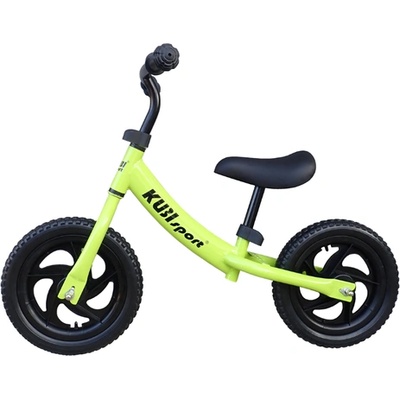 Dino Bikes Детско баланс колело с 12" пластмасови колела, зелено