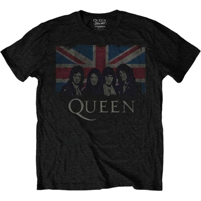 Queen Vintage Union Jack Black XL Риза (QUTS12MB04)
