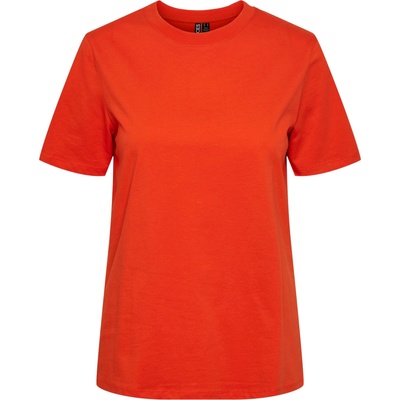 PIECES Тениска 'ria' оранжево, размер xl
