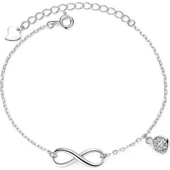 Silenti Jewelry Сребърна гривна "Любовна Нишка