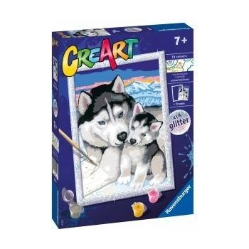 Cre Art Painting for Kids Husky