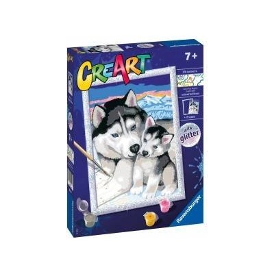 Cre Art Painting for Kids Husky