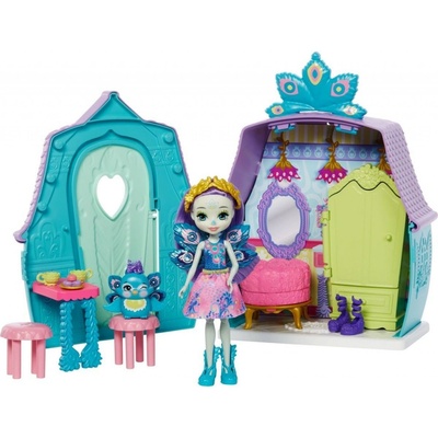 Mattel Enchantimals Domáci maznáčikovia Patter Peacock a Flap