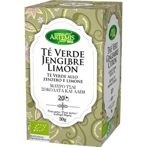 Herbes del Molí Зелен чай с джинджифил и лимон, БИО, 20 филтърни пакетчета (310575 hdm)