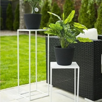 Image 1 of HowHomely Стойка за цветя 70x24 см бял (DD0030)
