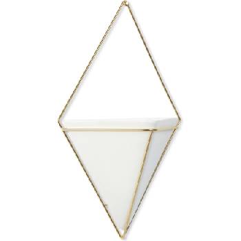 Umbra Стенна саксия Trigg L бяла (470752-524)