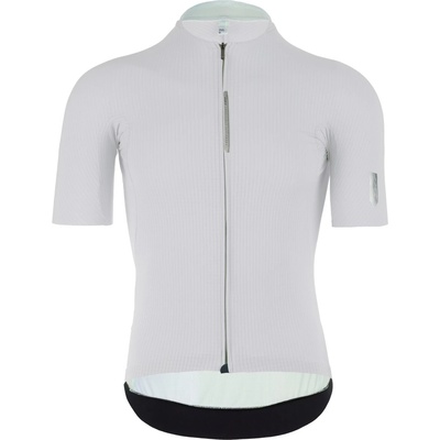Q36.5 Мъжка фланелка с къс ръкав за колоездене Q36.5 Pinstripe Pro Cycling jersey - Ice Grey (056-3113-0212)
