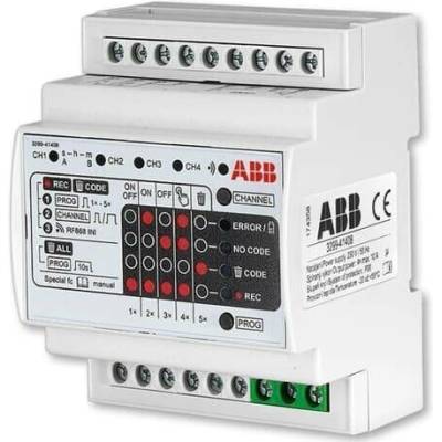 ABB Přístroj Rf 3299-41408 Přijímač RF spínací,4násobný,řadový,868 MHz