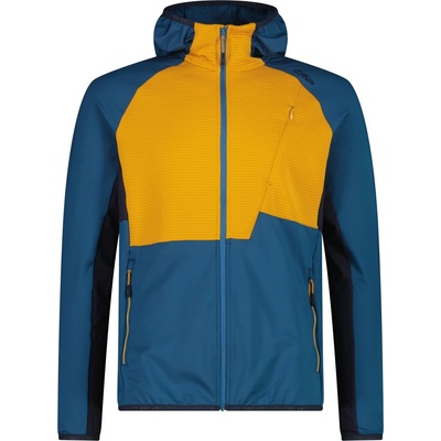 CMP Мъжко синтетично яке CMP Grid Tech Jacket Fix Hood Synthetic jacket - Petroleum - размер 48 (EU) (004-7244-0212)
