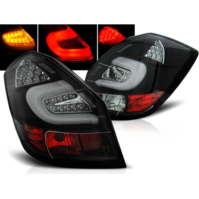 Zadné svetlá Škoda Fabia 2 Hatchback LED BAR Black