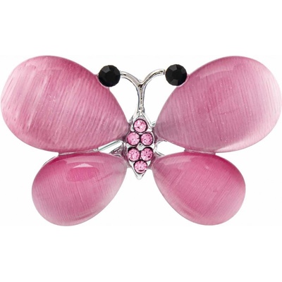 Biju Brož motýl růžový 2043-2 9002043-2