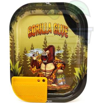 Best Buds Метална Тавичка Gorilla Glue с Магнитна Грайндер Карта (610884)