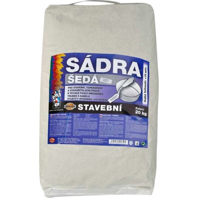 Uniflex sadra šedá, stavebná, 20 kg