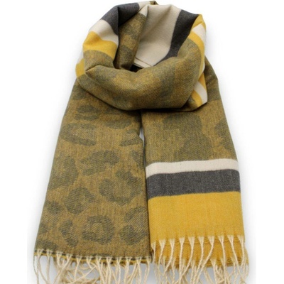 Krumlovanka vzorovaná Cashmere Sensation P-72658-MT okrová