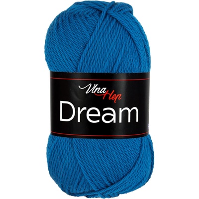 Vlna-hep Dream - australská merino vlna Dream: 6408 modro-tyrkysová