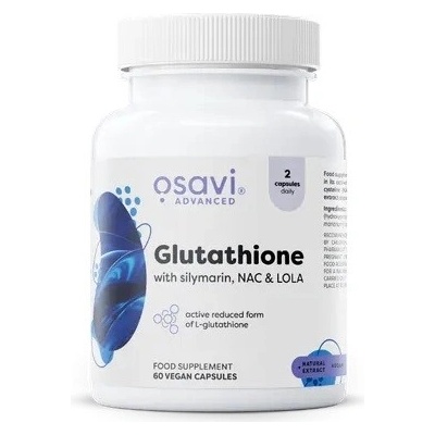 Osavi Glutathione with silymarin, NAC and LOLA 60 kapsúl