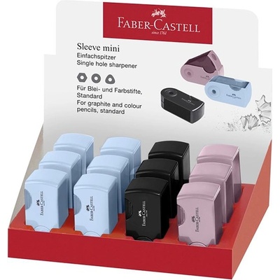 Faber-Castell Острилка FABER-CASTELL Ръкав мини контейнер с 1 дупка в цветове Harmony 182774 (182774)