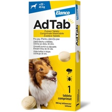 AdTab 900 mg žvýkací tablety pro psy 22-45 kg 1 tbl