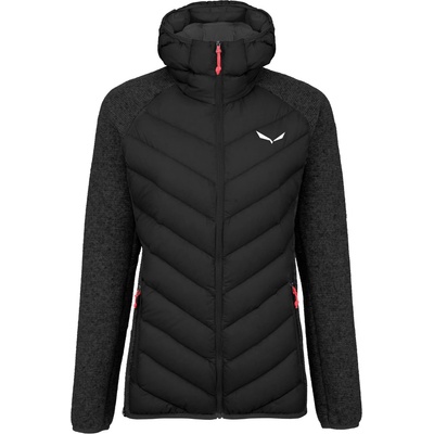 Salewa Дамско вълнено яке Salewa Women's Fanes Sarner/Down Hybrid Jacket Down jacket - Black Out - размер 36 (EU) (104-2637-0713)
