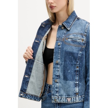 Guess Originals Дънково яке Guess Originals HARRINGTON в синьо преходен модел W5YN69 D5R01 (W5YN69.D5R01)
