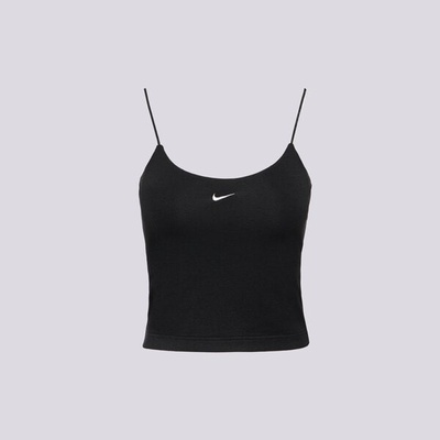 Nike Топ W Nsw Nk Chll Knt Cami дамски Дрехи Тениски FN3685-010 Черен XS (FN3685-010)