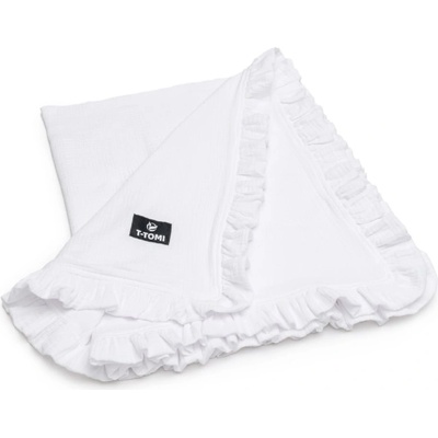 T-Tomi Muslin Blanket одеяло White 80x100 cm 1 см