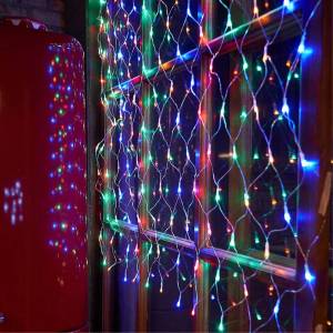  144 led мрежа 160 х 155 см. многоцветна К3