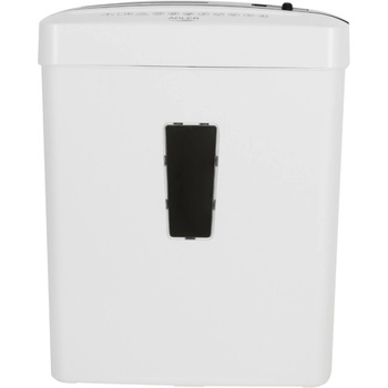 Adler Шредер за документи Adler AD 1037, 200 W, 13 л, До 22 см, 6 листа наведнъж, Слот за CD/DVD и кредитни карти, Автоматичен старт/стоп, Функция обратен ход, 69 dB, Бял (Adler AD 1037)